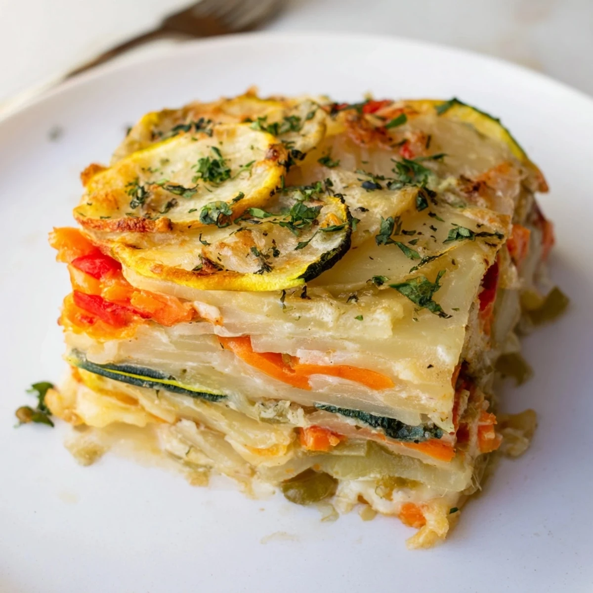 Kartoffel Gemüse Gratin Ofen