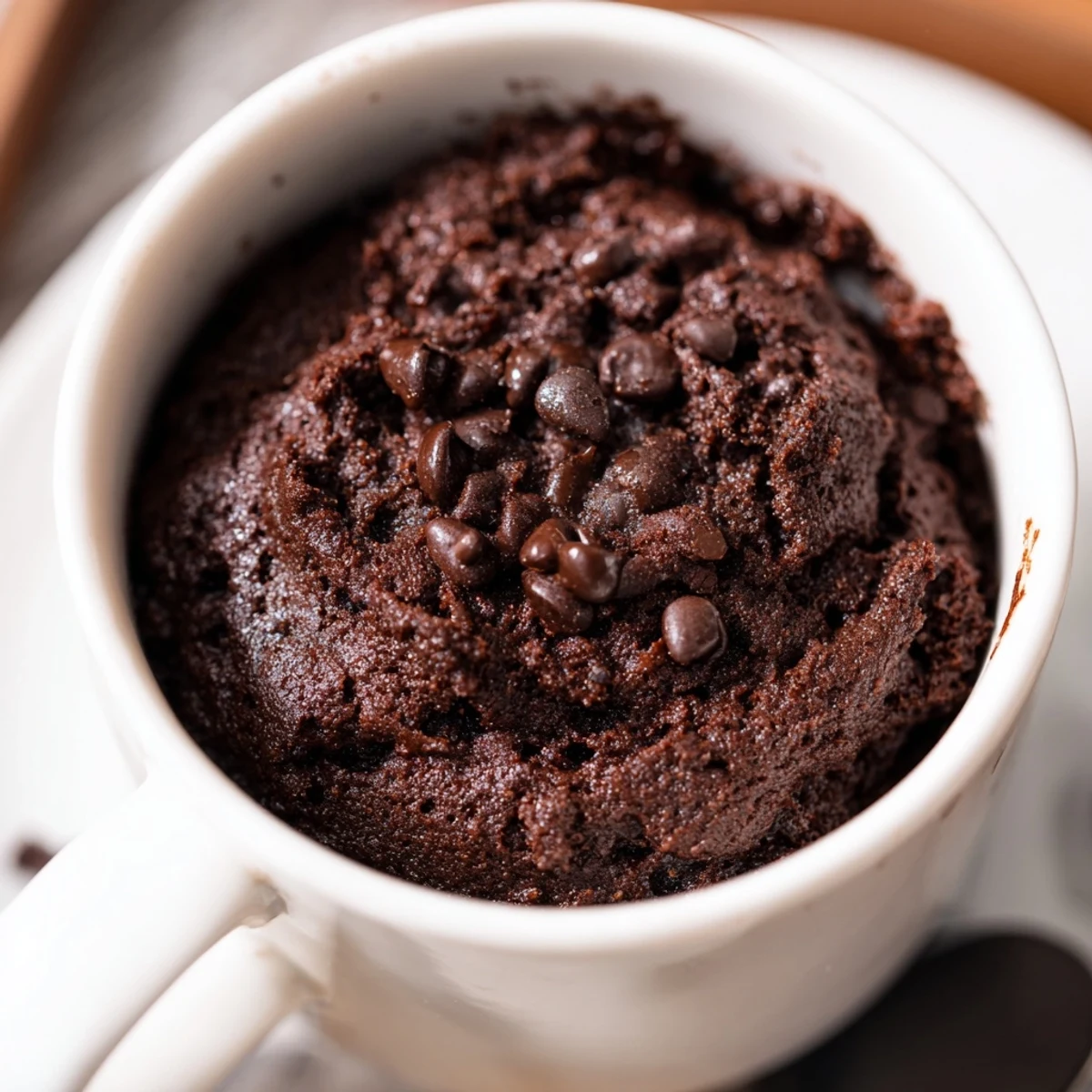 Steaming and delicious, this easy Mug Cake Schokolade is a perfect single-serve chocolate dessert.