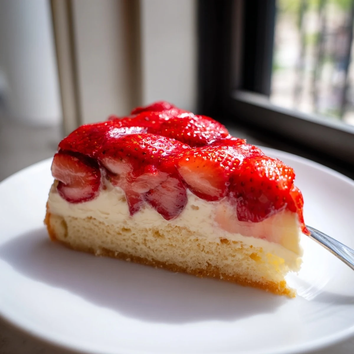 Klassische Erdbeer Torte