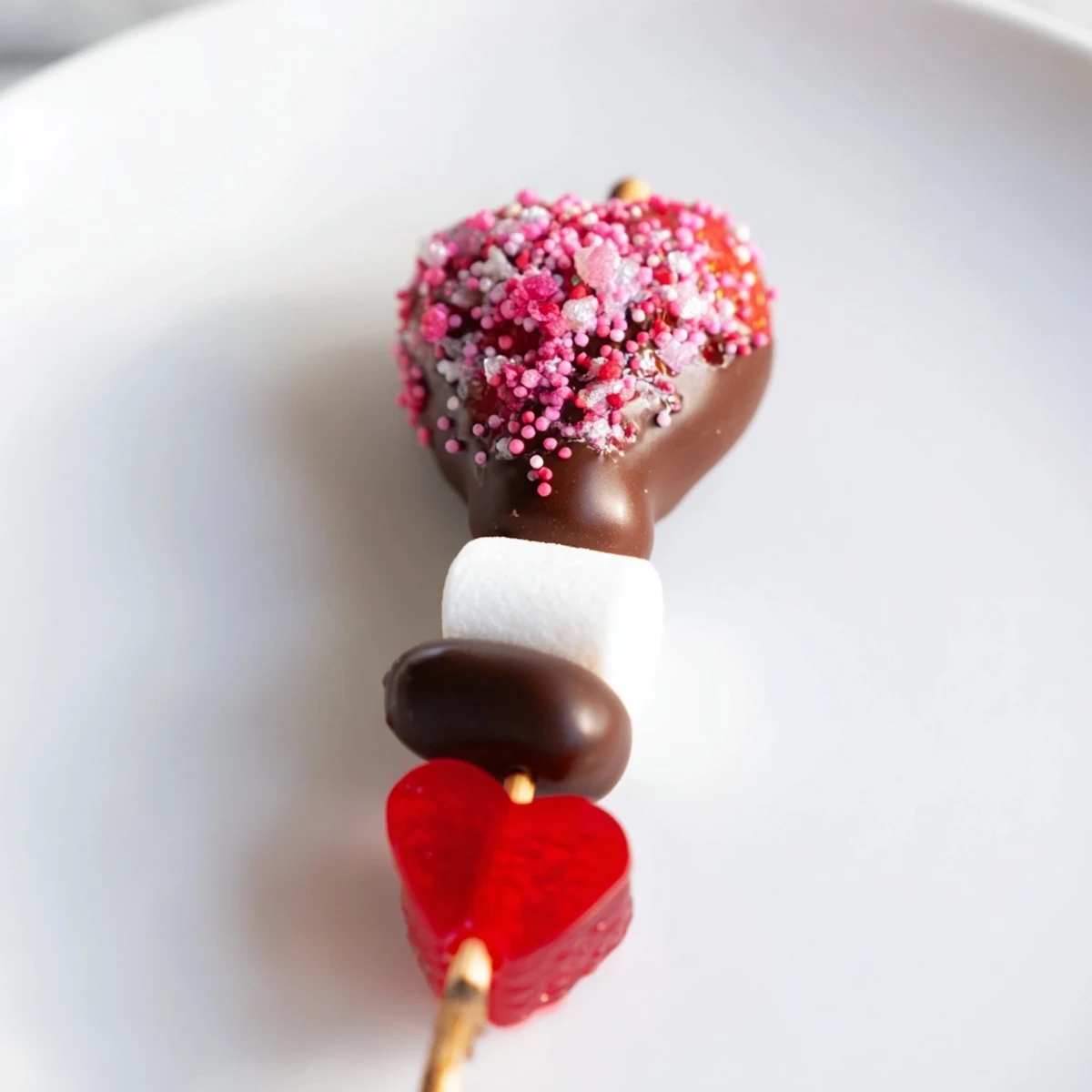 Here are 3 unique ALT image texts for your "Cupid's Arrow Candy Tray":