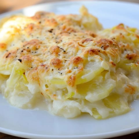 Kartoffel Lauch cremiger Auflauf