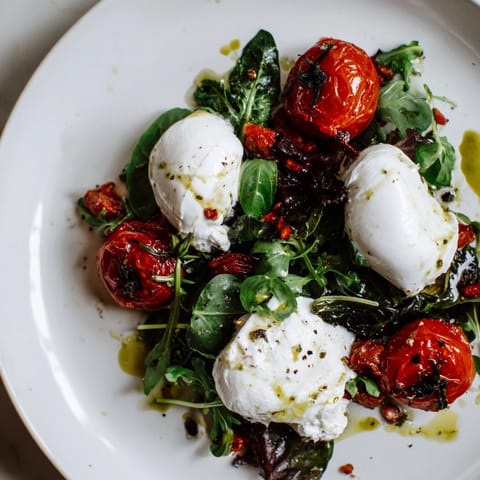 Gegrillte Tomaten mit Burrata