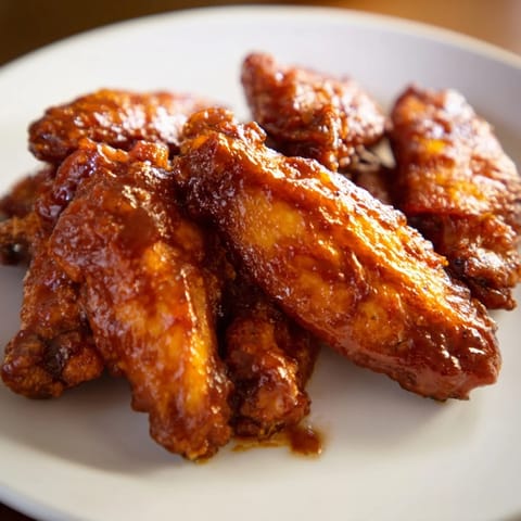 Baked Sticky Honey Wings