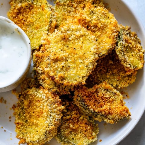 Knusprige Dill Pickles Snack