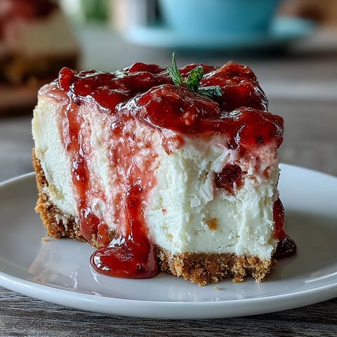 Guave cremiger Käsekuchen