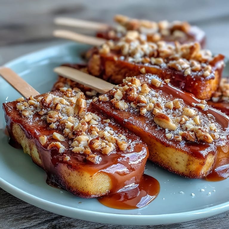 1. Saftige Apfelscheiben mit Karamell und zerstoßenen Erdnüssen – ein süßes, knuspriges Dessert für jede Gelegenheit.