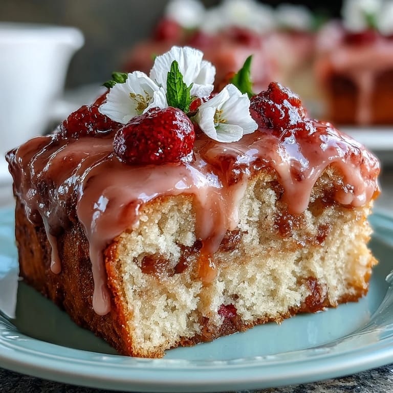 Ein eleganter Vanillekuchen mit rosa Ombre-Buttercreme und zarten essbaren Blumen, ideal für den Muttertag.